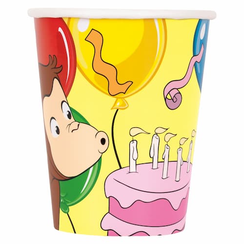 Buy Curious George 9oz Paper Cups  8ct for only $4.69 by Unique