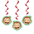 Buy Curious George Birthday Hanging Decorations 26" (3 count) for only $3.23 byUnique