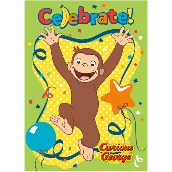 Buy Curious George Invitations, (8 count) for only $3.50 byRubies