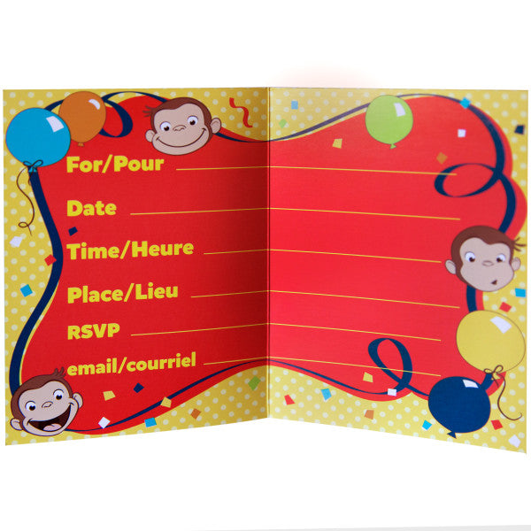 Buy Curious George Invitations