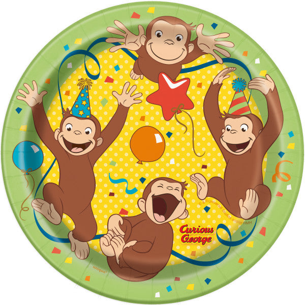 Buy Curious George Paper Dessert 7" Plates (8 count) for only $4.04 byUnique