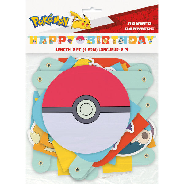 Pokémon “Happy Birthday” Jointed Banner, 1ct