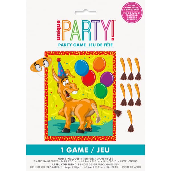Buy Deluxe Pin the Tail on the Donkey Party Game for only $2.99 by Unique