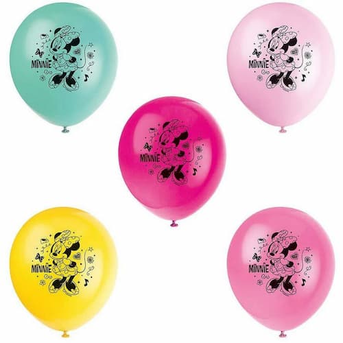 Buy Disney Iconic Minnie Mouse 12" Latex Balloons  8ct for only $6.59 by Unique