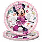 Buy Disney Iconic Minnie Mouse Round 7" Dessert Plates  8ct for only $5.09 by Unique