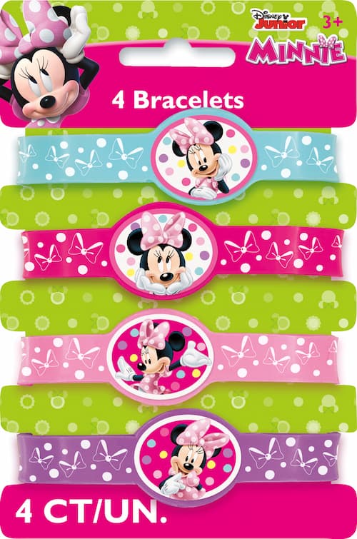 Buy Disney Minnie Mouse Bowtique Stretchy Bracelets  4ct for only $6.99 by Unique
