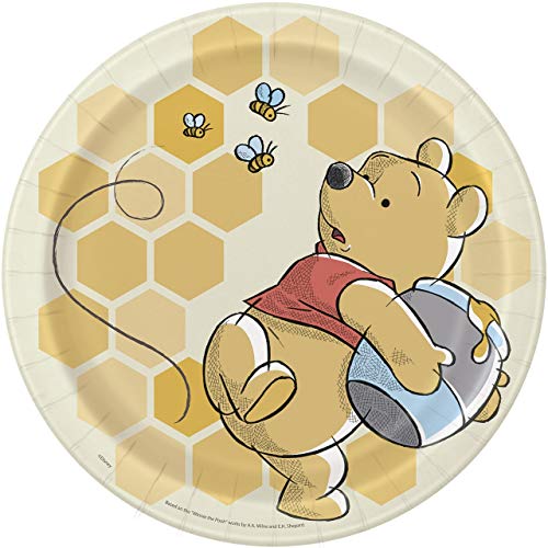 Buy Disney Winnie the Pooh Dinner Plates 9" - (Pack of 8) for only $4.99 by Unique