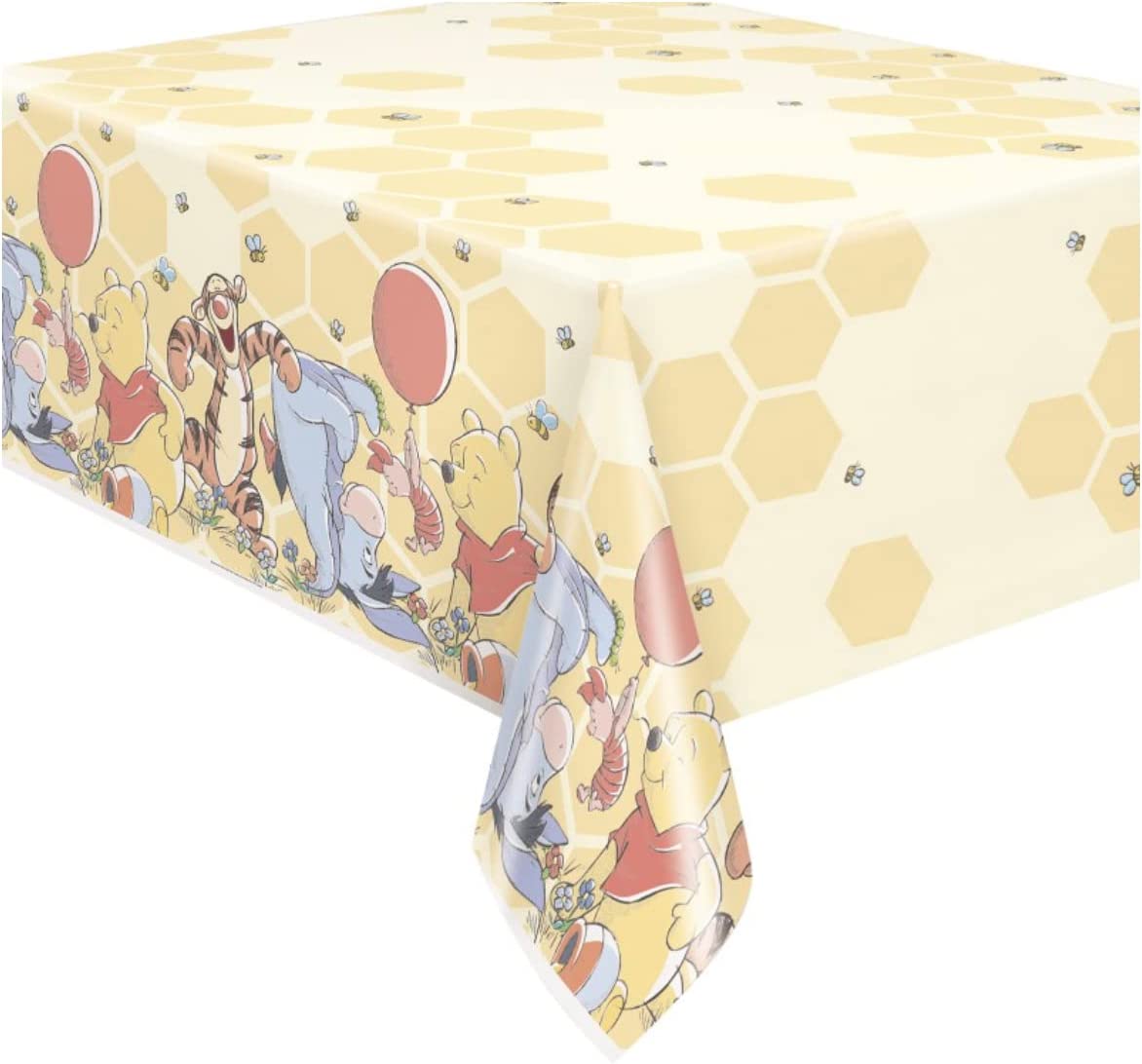Buy Disney Winnie The Pooh Rectangular Plastic Table Cover - 54"x 84", 1 Pc for only $6.29 by Unique