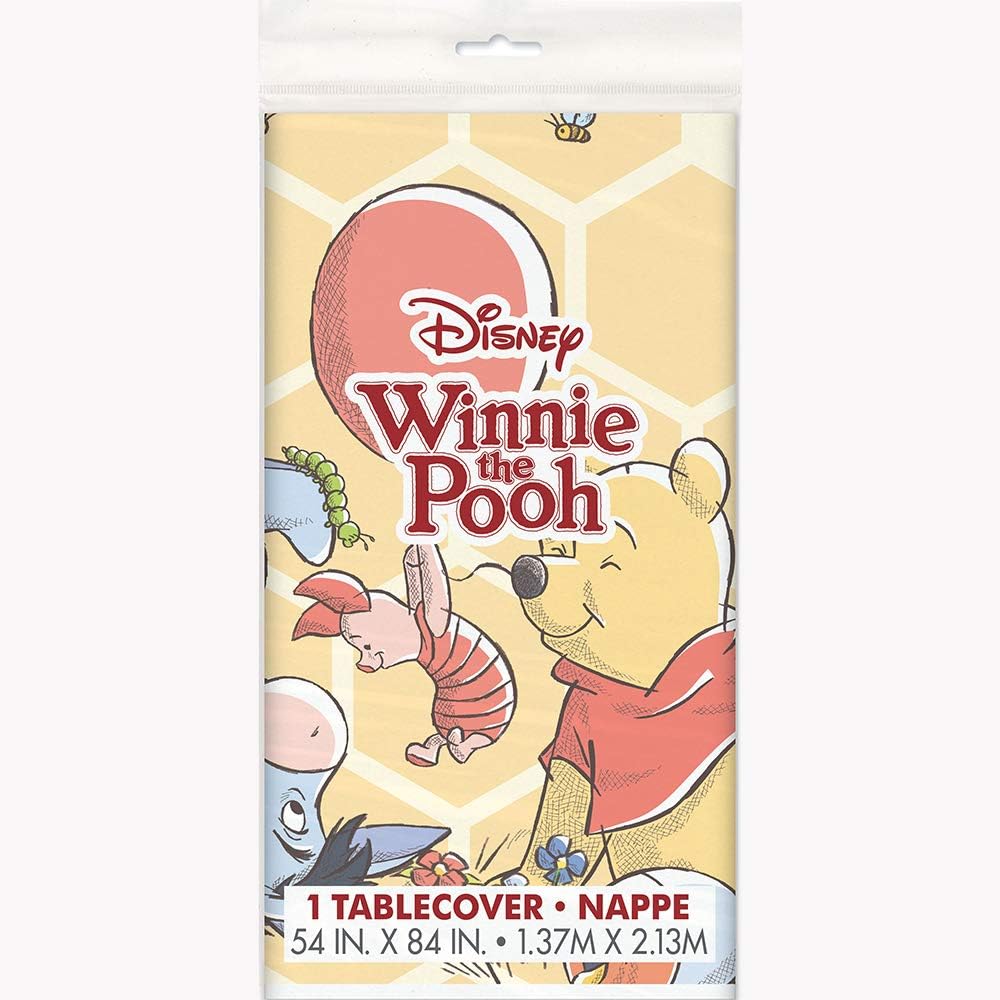 Buy Disney Winnie The Pooh Rectangular Plastic Table Cover - 54"x 84"