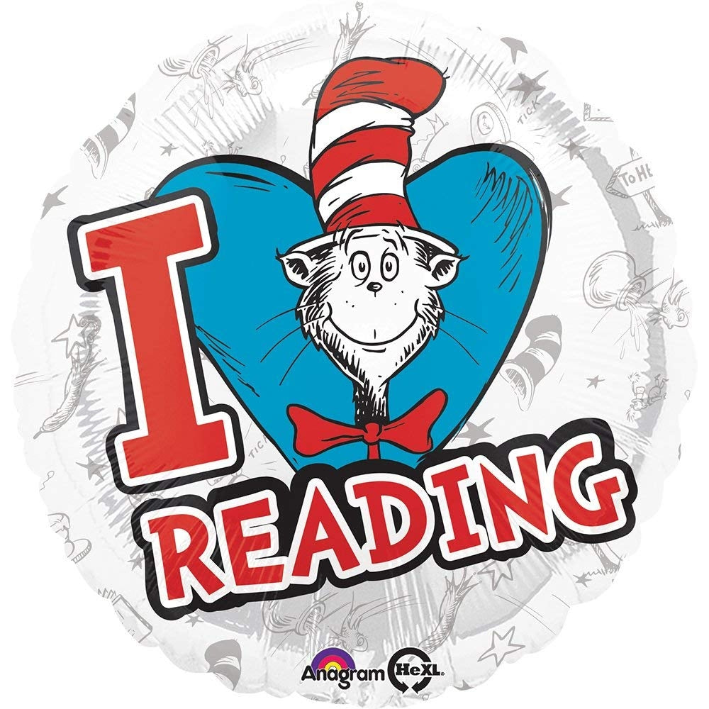 Buy Dr Seuss 18" Hats Off to Reading Foil Balloon for only $5.69 byAnagram