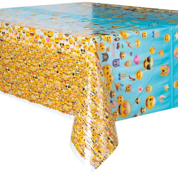Buy Emoji Plastic Party Tablecloth, 84" x 54" (1 count) for only $5.66 byUnique