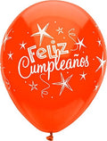 Buy Feliz Cumpleanos 12 inch Latex Balloons 6ct for only $1.89 byPioneer Balloons