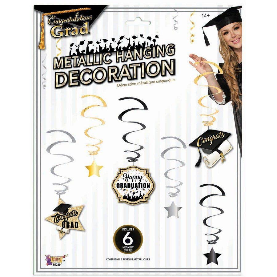 Buy Forum Novelties Graduation Swirl Hanging Decoration for only $4.49 byRubies
