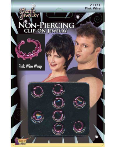 Buy Forum Novelties Unisex-Adult's Body Piercing-Wire Wrap-Pink Party Supplies, Standard for only $2.99 by[product_brand]