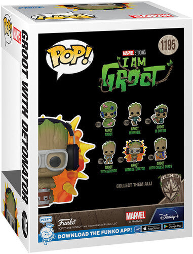 Buy FUNKO POP! MARVEL: I Am Groot - Groot Shorts With Detonator for only $14.99 by Funko