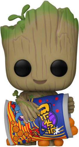Buy Funko Pop! Marvel: I Am Groot, Groot with Cheese Puffs for only $13.49 byFunko