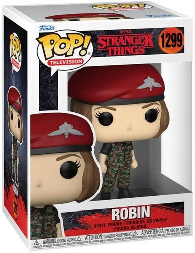 Buy FUNKO POP! TELEVISION: Stranger Things Season 4 - Robin in Hunter Outfit for only $13.49 byFunko
