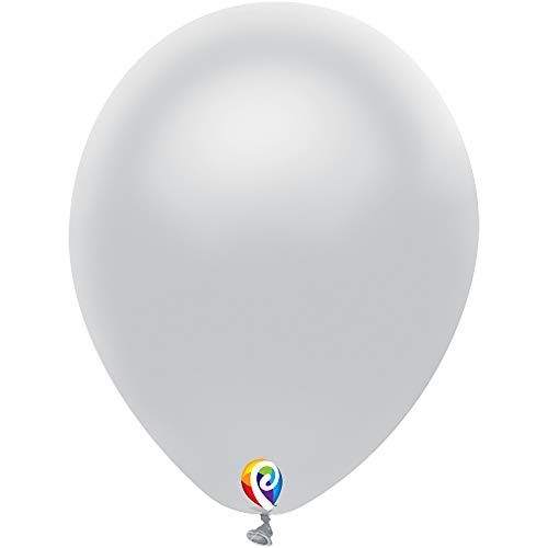 Buy Funsational 12" Metallic Silver Latex Party Balloons 12ct for only $2.24 byFunsational