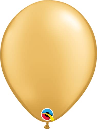 Buy Funsational 7" Round Metallic Gold Latex Party Balloons 50ct for only $6.99 by Funsational
