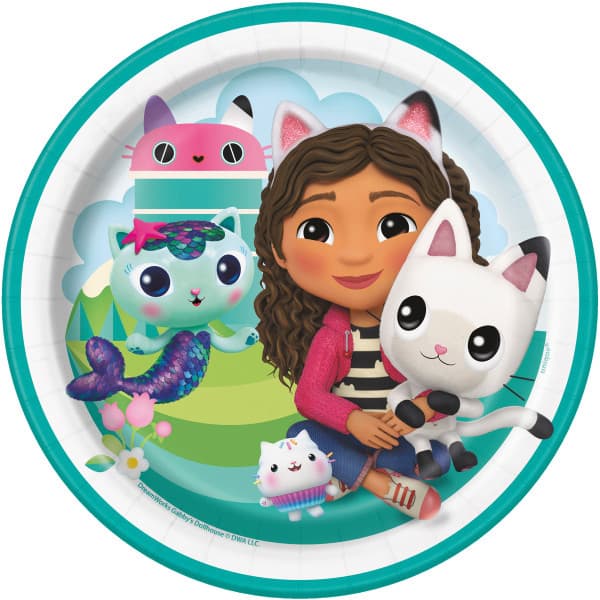 Buy Gabby's Dollhouse Round 7" Dessert Plates  8ct for only $5.09 by Unique