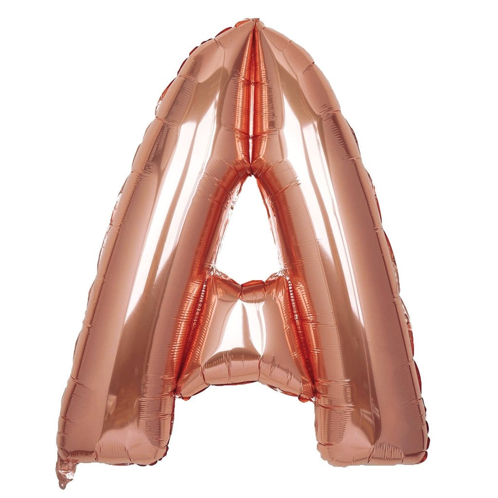 Buy Giant Letter 40" A Rose Gold Mylar Balloon  for only $3.99 by[product_brand]