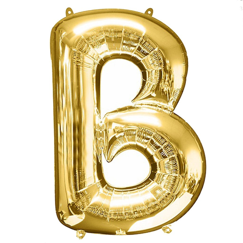 Buy Giant Letter B Gold Mylar Balloon 40in for only $3.99 by[product_brand]
