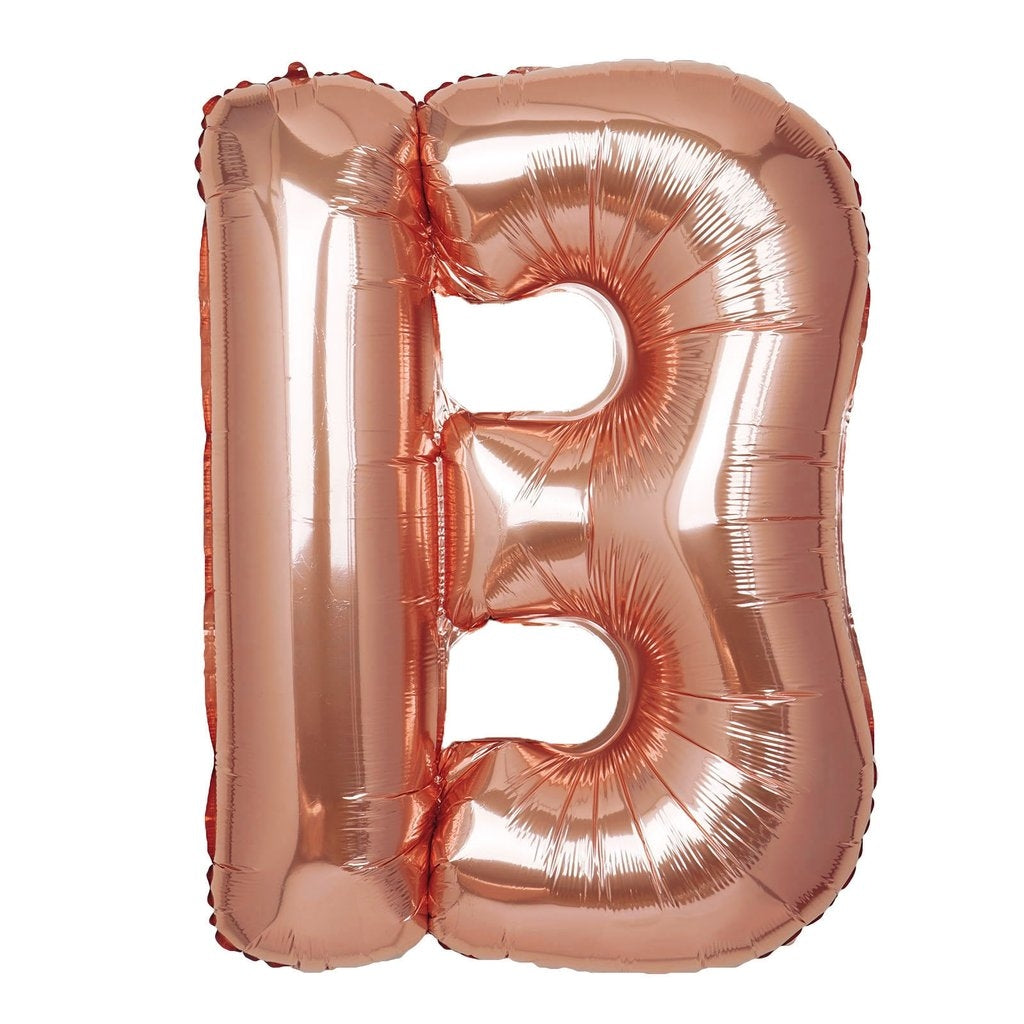 Buy Giant Letter B Rose Gold Mylar Balloon 40in for only $3.99 by[product_brand]