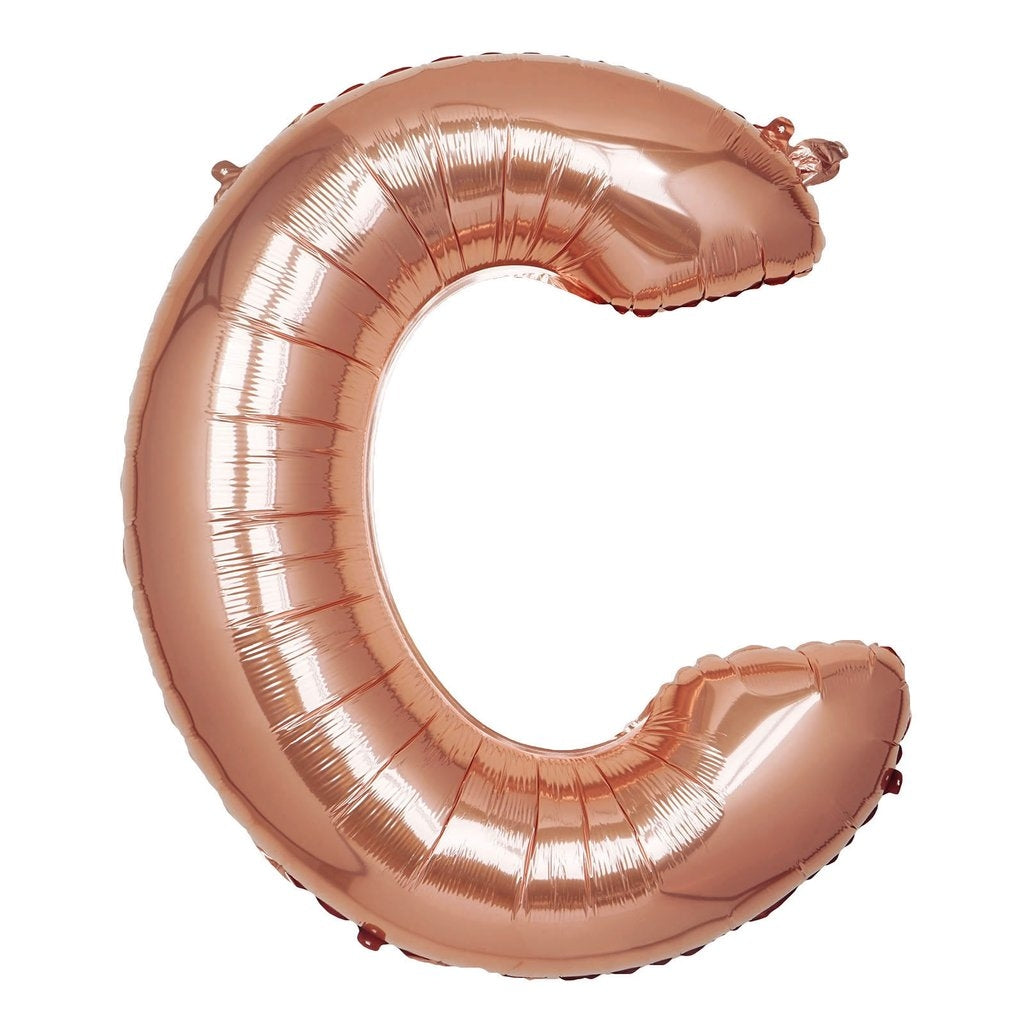 Buy Giant Letter C Rose Gold Mylar Balloon 40in for only $3.99 by[product_brand]