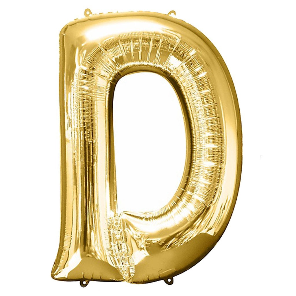 Buy Giant Letter D Gold Mylar Balloon 40in for only $3.99 by[product_brand]