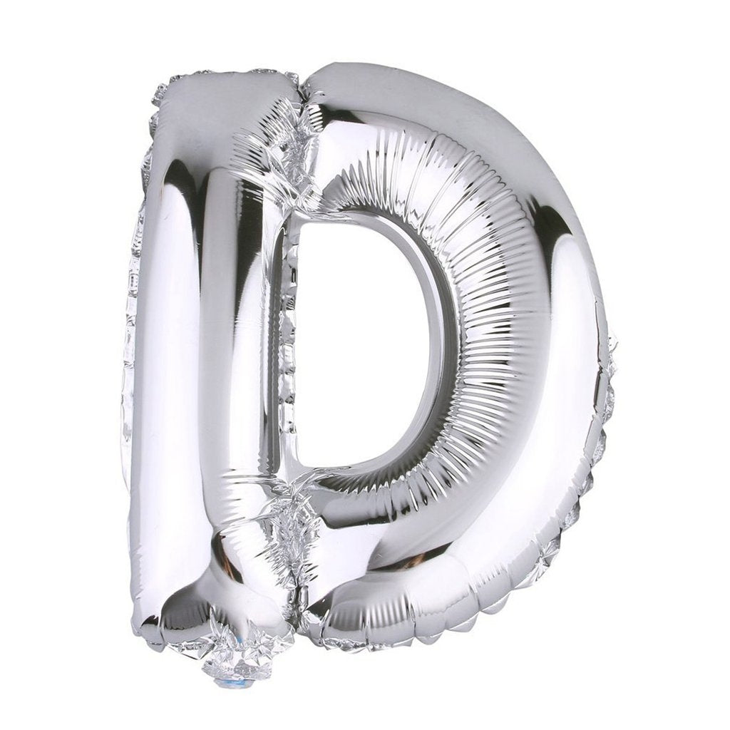 Buy Giant Letter D Silver Mylar Balloon 40in for only $3.99 by[product_brand]