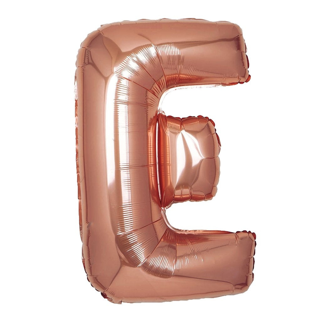 Buy Giant Letter E Rose Gold Mylar Balloon 40in for only $3.99 by[product_brand]