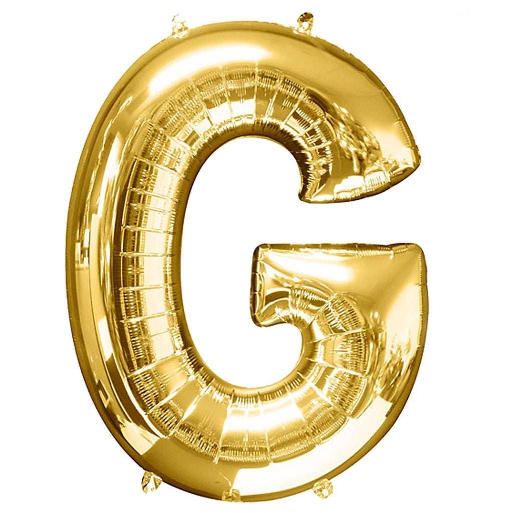 Buy Giant Letter G Gold Mylar Balloon 40in for only $3.99 by[product_brand]