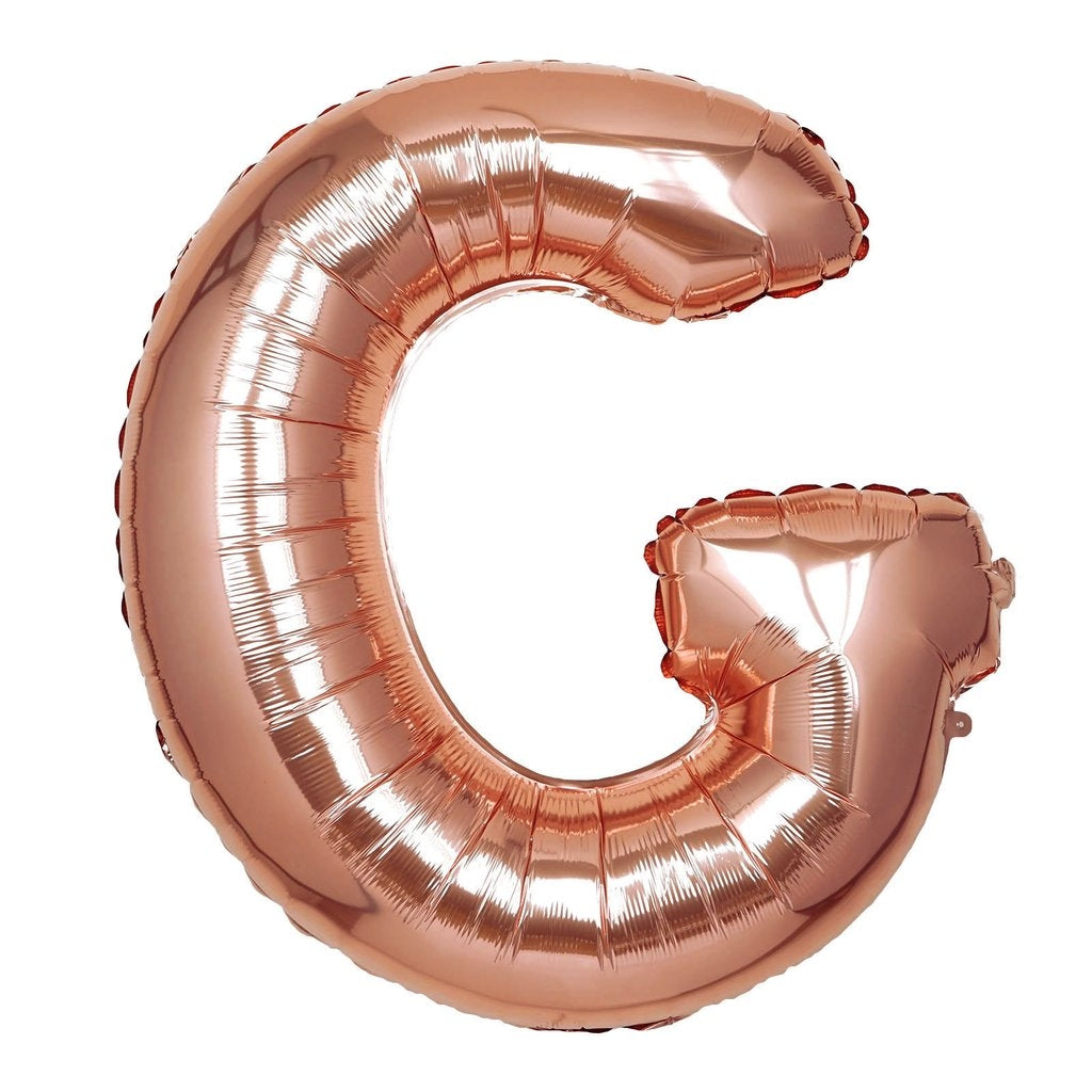 Buy Giant Letter G Rose Gold Mylar Balloon 40in for only $3.99 by[product_brand]