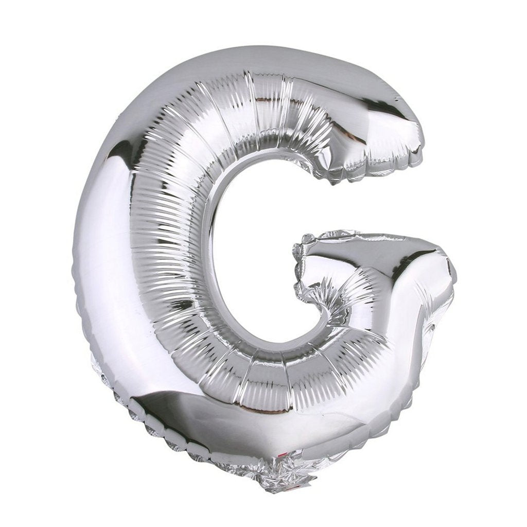 Buy Giant Letter G Silver Mylar Balloon 40in for only $3.99 by[product_brand]