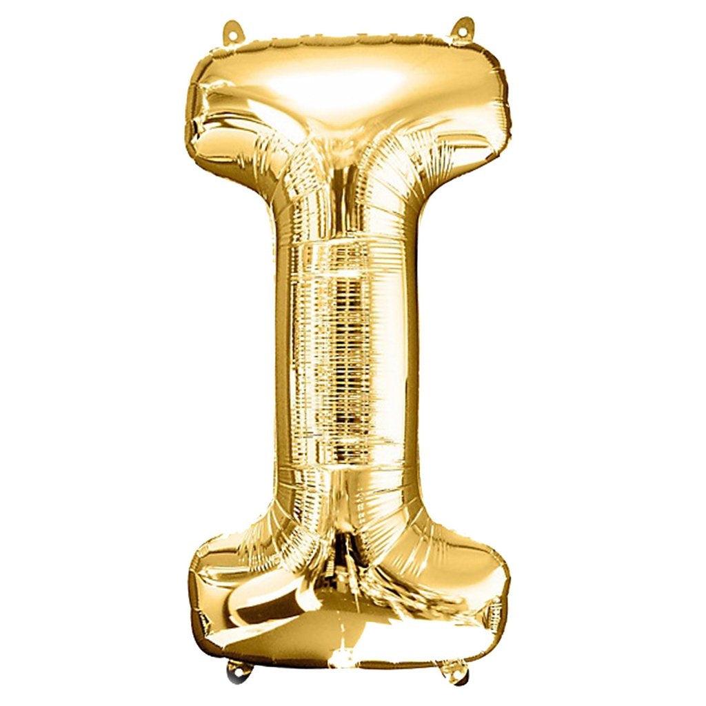 Buy Giant Letter I Gold Mylar Balloon 40in for only $3.99 by[product_brand]