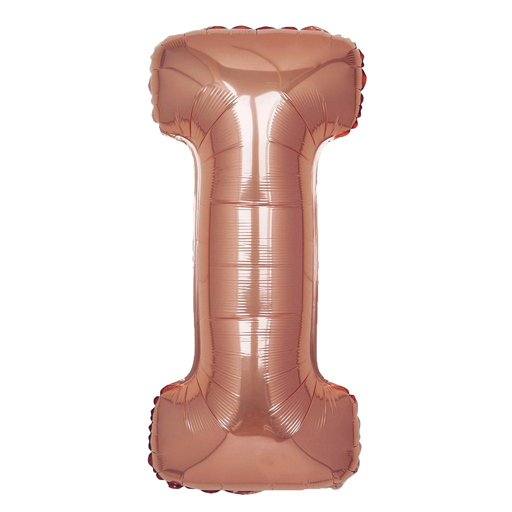 Buy Giant Letter I Rose Gold Mylar Balloon 40in for only $3.99 by[product_brand]