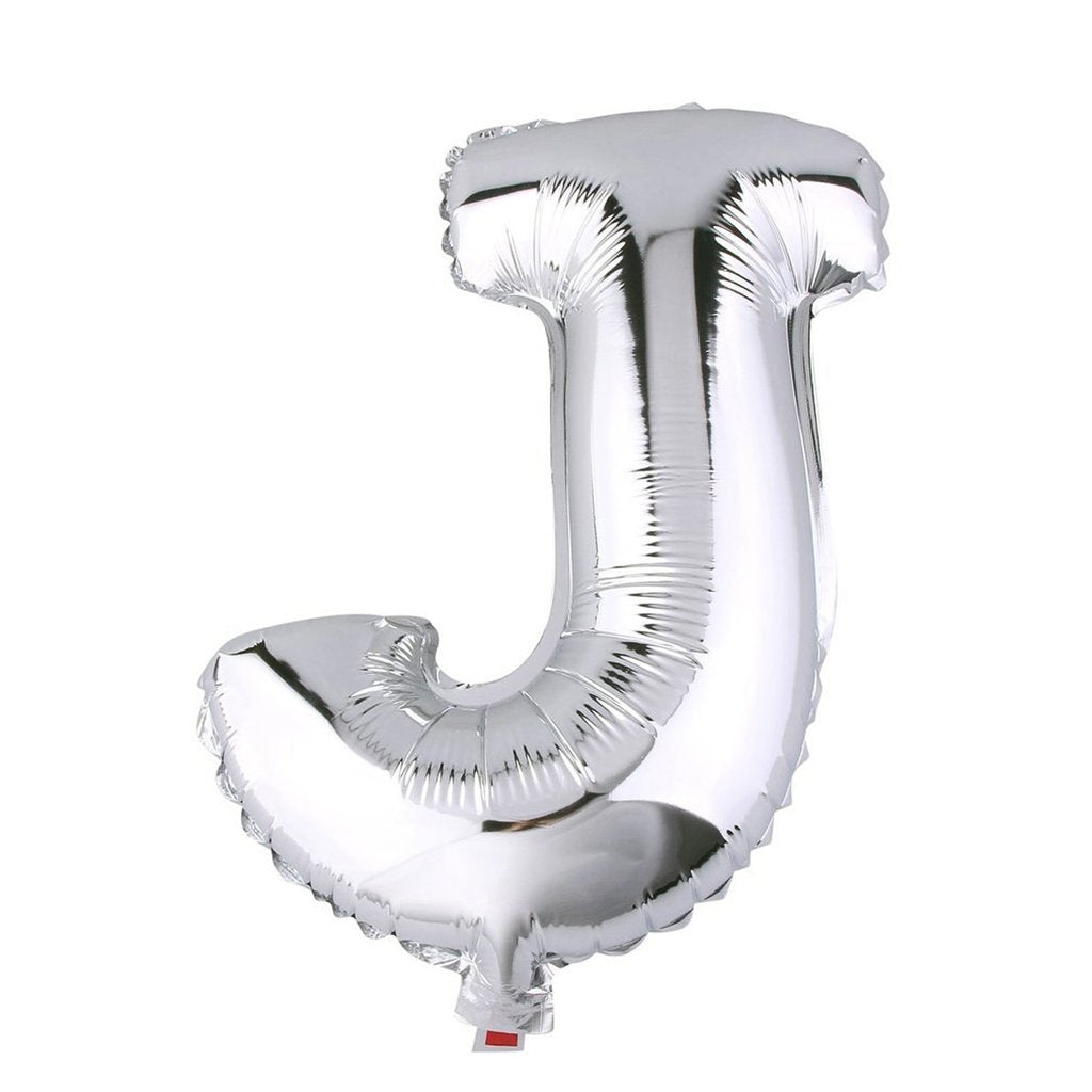 Buy Giant Letter J Silver Mylar Balloon 40in for only $3.99 by[product_brand]