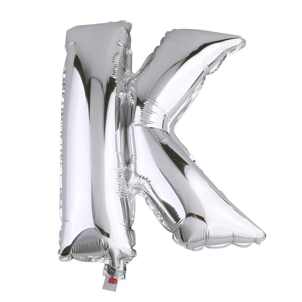 Buy Giant Letter K Silver Mylar Balloon 40in for only $3.99 by[product_brand]