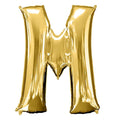 Buy Giant Letter M Gold Mylar Balloon 40in for only $3.99 by[product_brand]