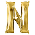 Buy Giant Letter N Gold Mylar Balloon 40in for only $3.99 by[product_brand]