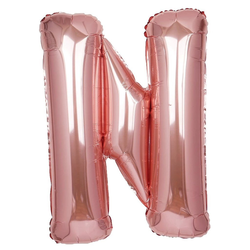 Buy Giant Letter N Rose Gold Mylar Balloon 40in for only $3.99 by[product_brand]