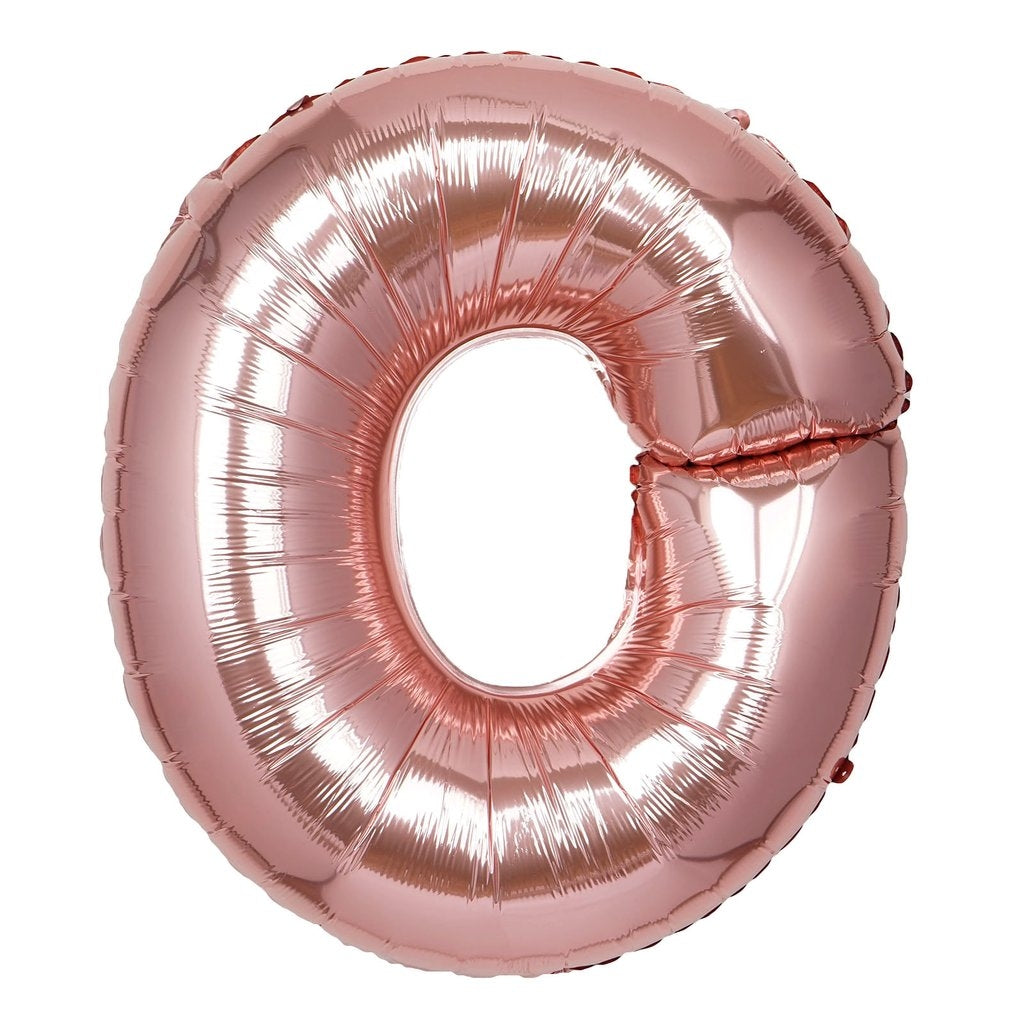Buy Giant Letter O Rose Gold Mylar Balloon 40in for only $3.99 by[product_brand]