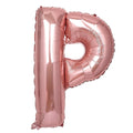 Buy Giant Letter P Rose Gold Mylar Balloon 40in for only $3.99 by[product_brand]