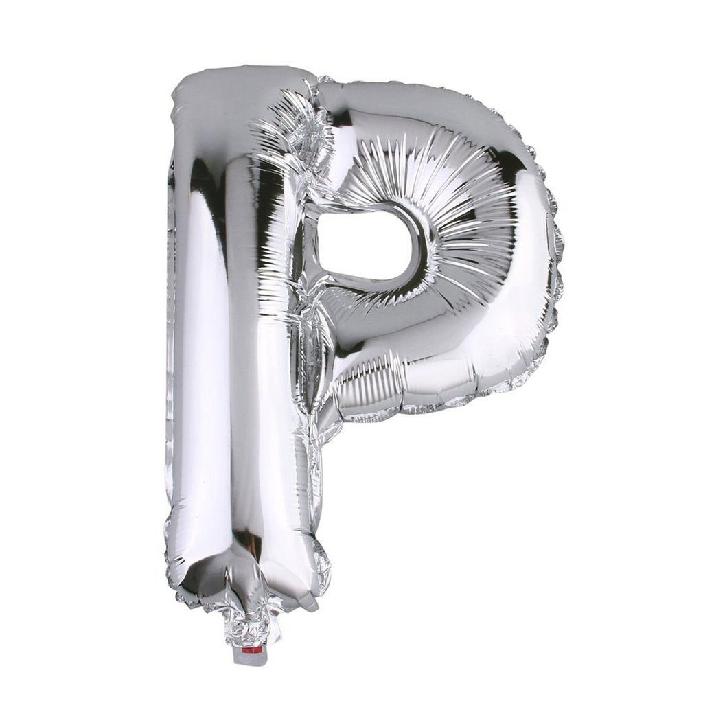 Buy Giant Letter P Silver Mylar Balloon 40in for only $3.99 by[product_brand]