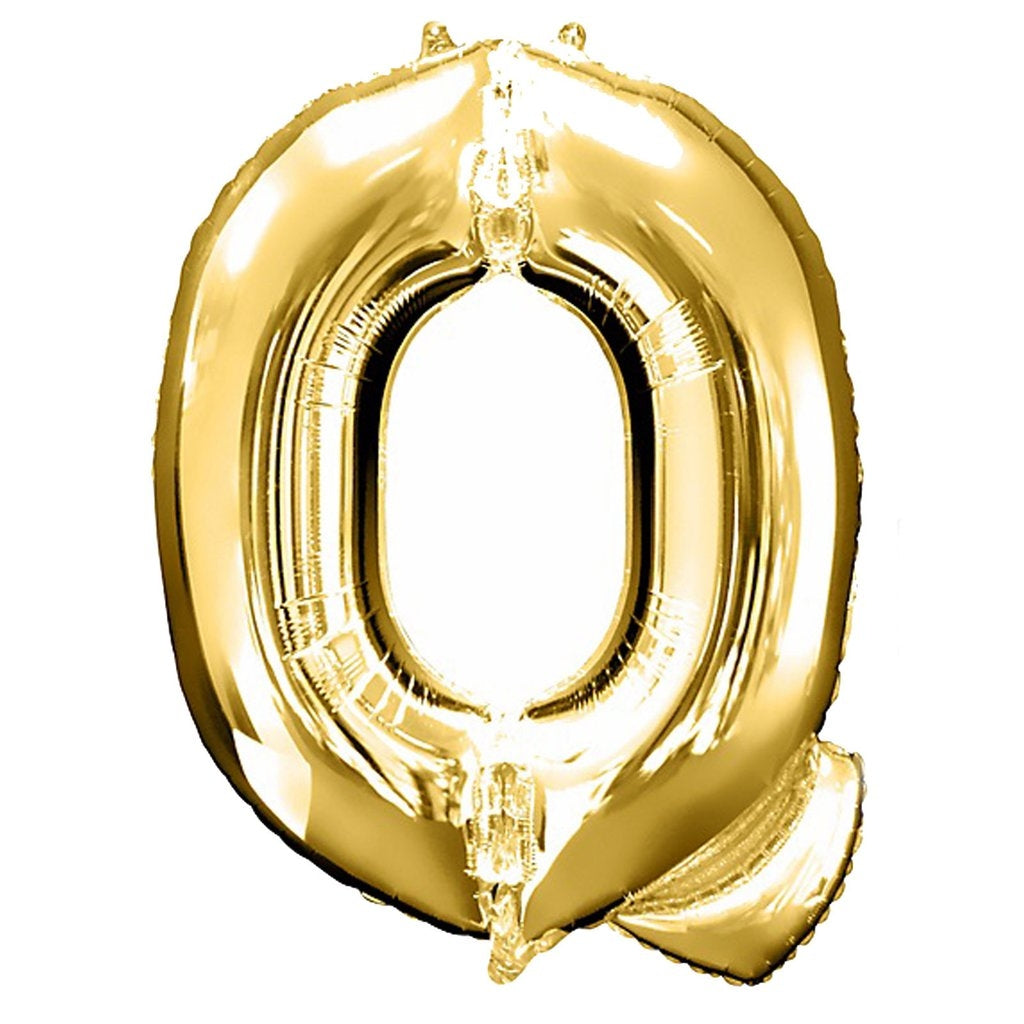 Buy Giant Letter Q Gold Mylar Balloon 40in for only $3.99 by[product_brand]