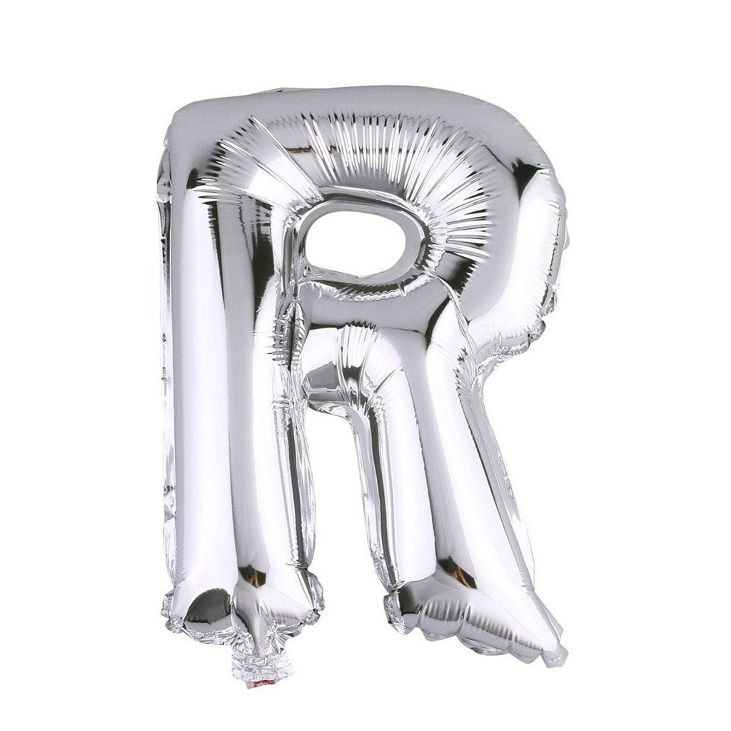 Buy Giant Letter R Silver Mylar Balloon 40in for only $3.99 by[product_brand]