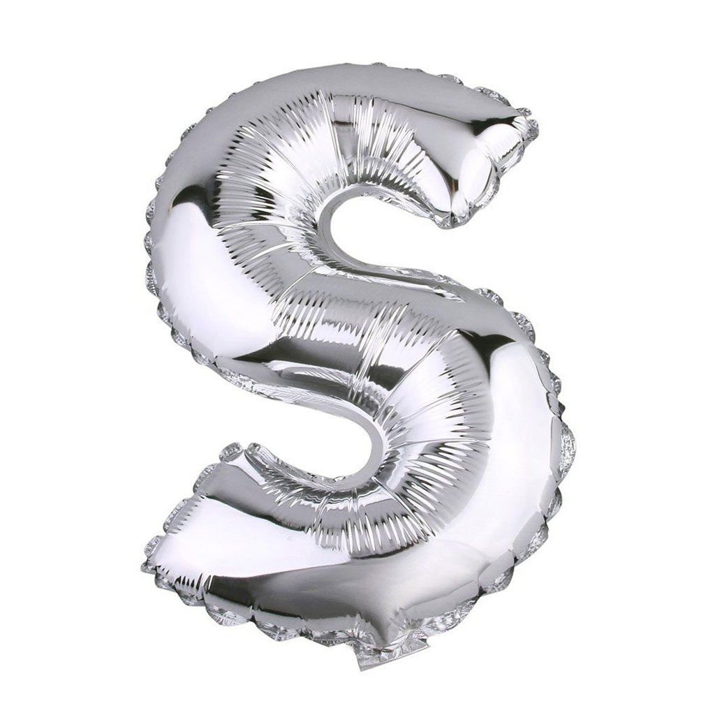 Buy Giant Letter S Silver Mylar Balloon 40in for only $3.99 by[product_brand]