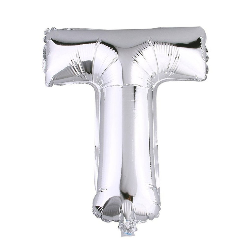 Buy Giant Letter T Silver Mylar Balloon 40in for only $3.99 by[product_brand]