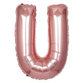 Buy Giant Letter U Rose Gold Mylar Balloon 40in for only $3.99 by[product_brand]