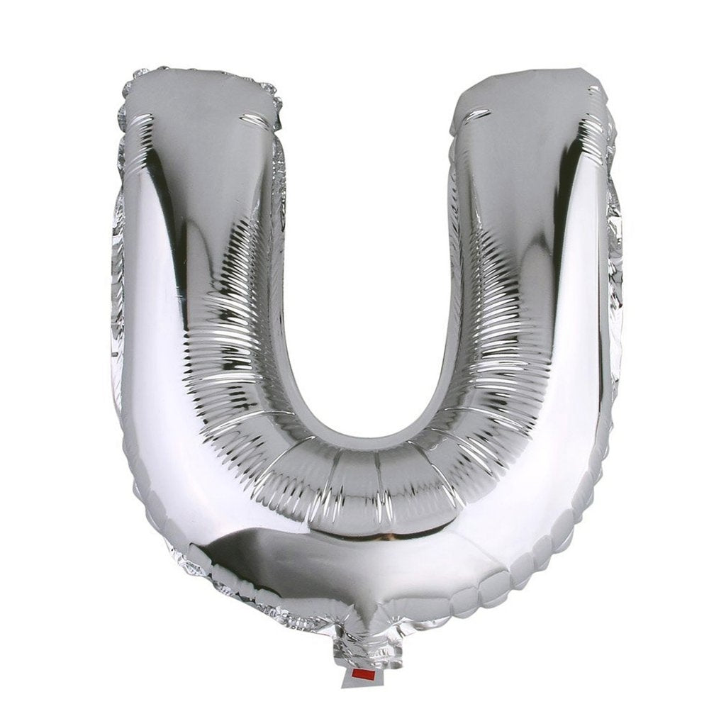 Buy Giant Letter U Silver Mylar Balloon 40in for only $3.99 by[product_brand]